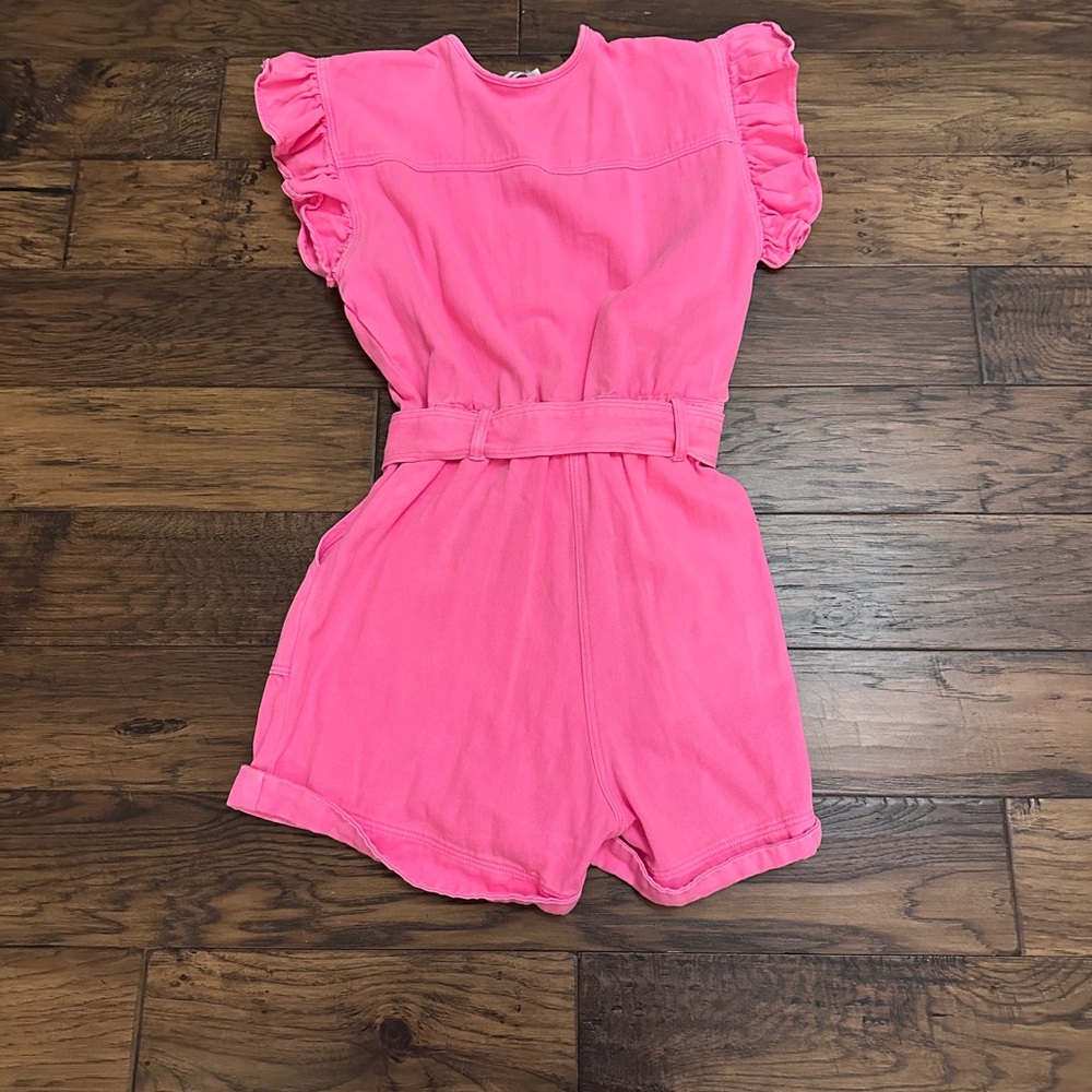 Pink Ruffled Jumpsuit - Picture 4 of 5